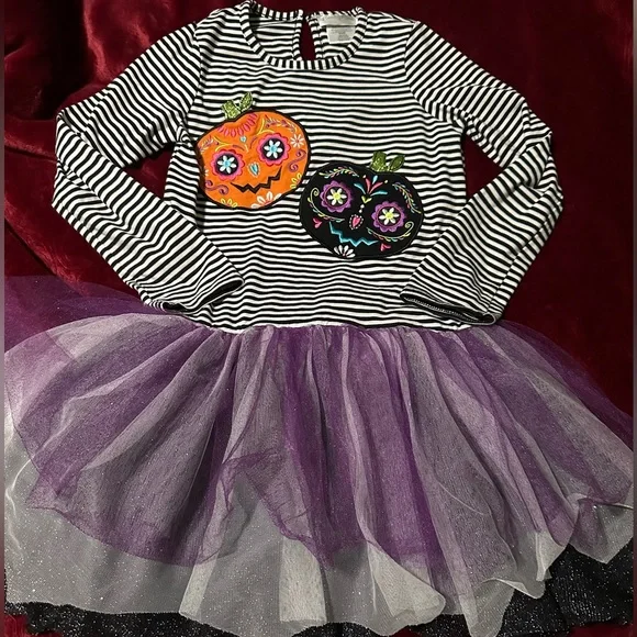 purple day of the dead dress Purple Day of the Dead Dress- Child's Size 6